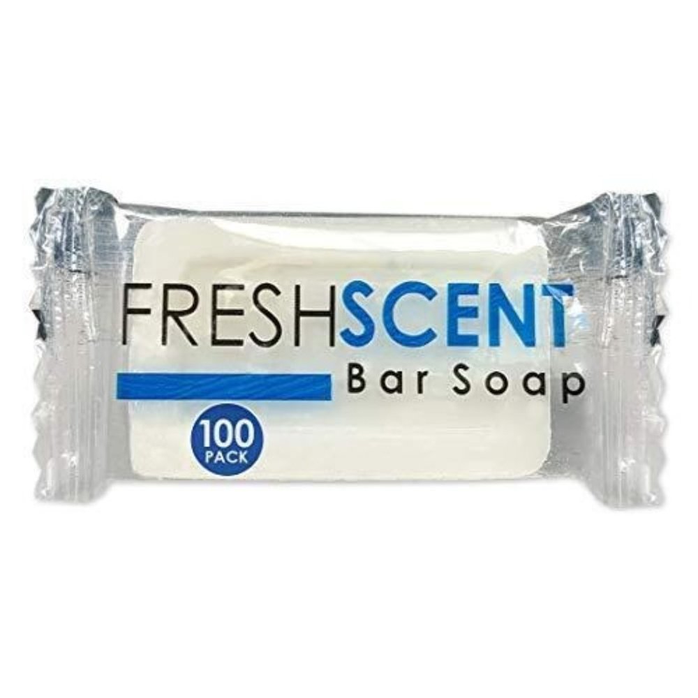 42 FreshScent Bar Soap Travel Size Hotel Soaps Individually Wrapped Fresh Scent